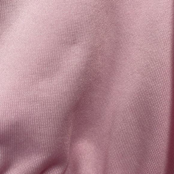 Super Soft Barbie Blush Pink Ruffled Halter Neck Crop Top - Picture 4 of 4